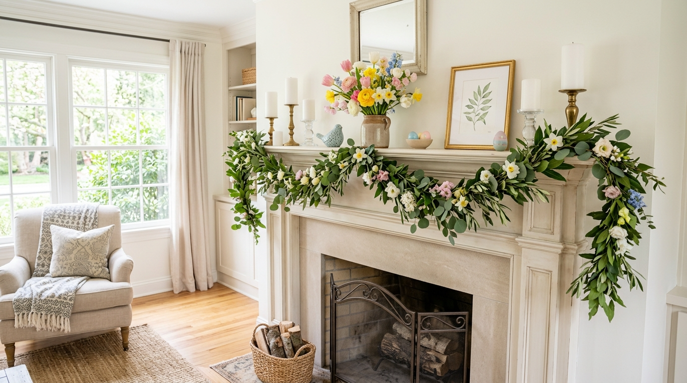 13 Fresh Spring Mantel Decorating Ideas for a Seasonal Refresh
